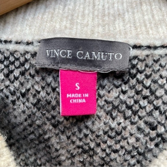 Vince Camuto Leopard Print Cozy Oversized Sweater Womens Size Small Animal Print - Picture 5 of 7